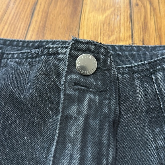 Retrofete Miriam pant jogger high waist denim onyx balloon fit distressed 28 - Picture 7 of 13